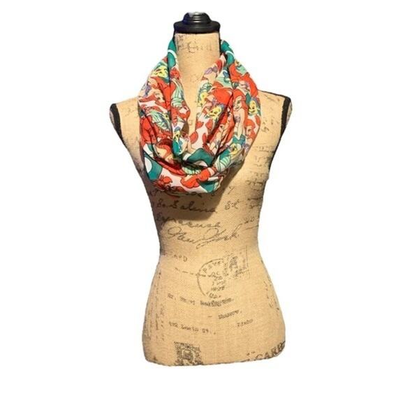 Disney Loungefly The Little Mermaid Infinity Scarf - Picture 1 of 3